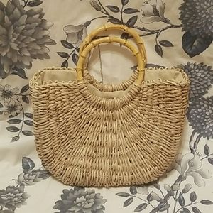 Woven handbag